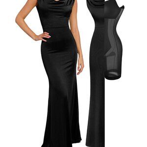 Popilush Women Shapewear Maxi Dress